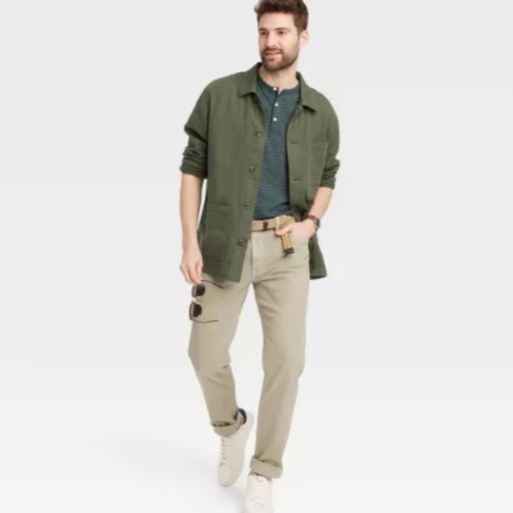 Men's Tailored Work Shirt Jacket - Goodfellow & Co